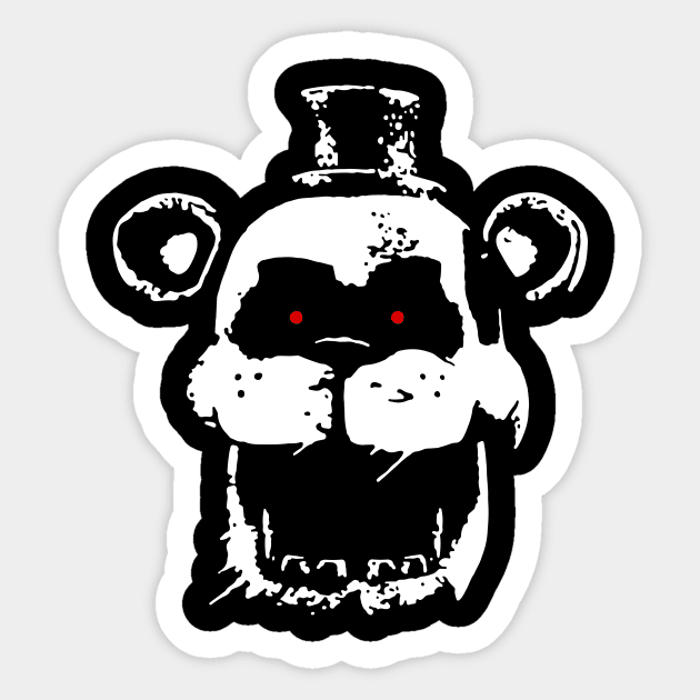 Scary Fred Sticker by demonigote